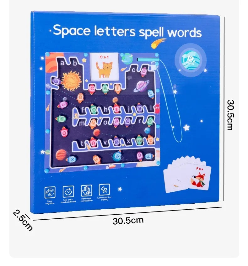 Magnetic Letters Maze Toy