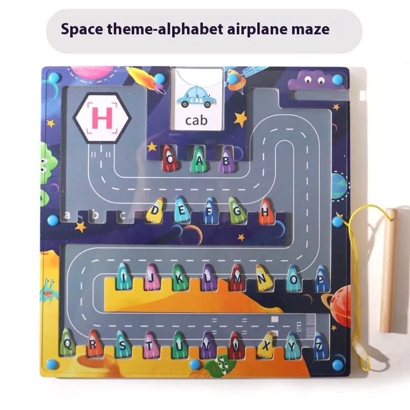 Magnetic Letters Maze Toy