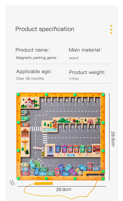 Magnetic Letters Maze Toy