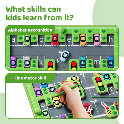 Montessori Vehicle Maze Board