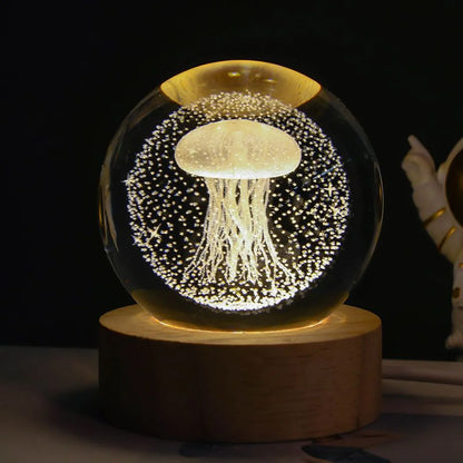 Luminous Starry Sky Crystal Ball Night Lamp