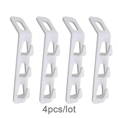 4/6/10Pcs Antislip Clothes Hanger