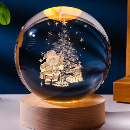 Luminous Starry Sky Crystal Ball Night Lamp