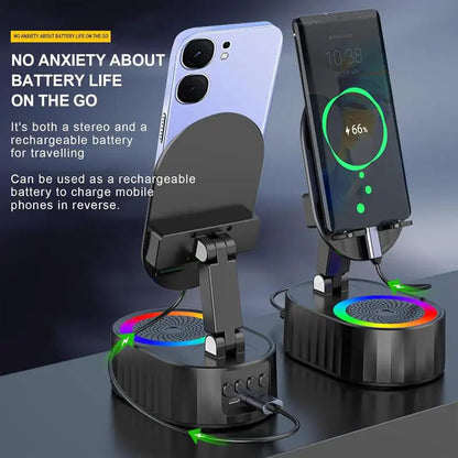 Phone Stand with Induction Speaker